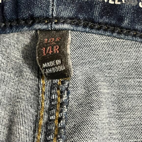 Torrid Womens 10-14 (30X29) Trio Fit Slim Boot Limitless Stretch Dark Blue Denim - Picture 7 of 14